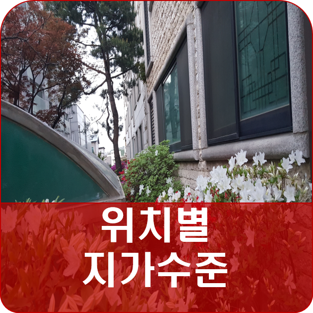  위치별 지가수준