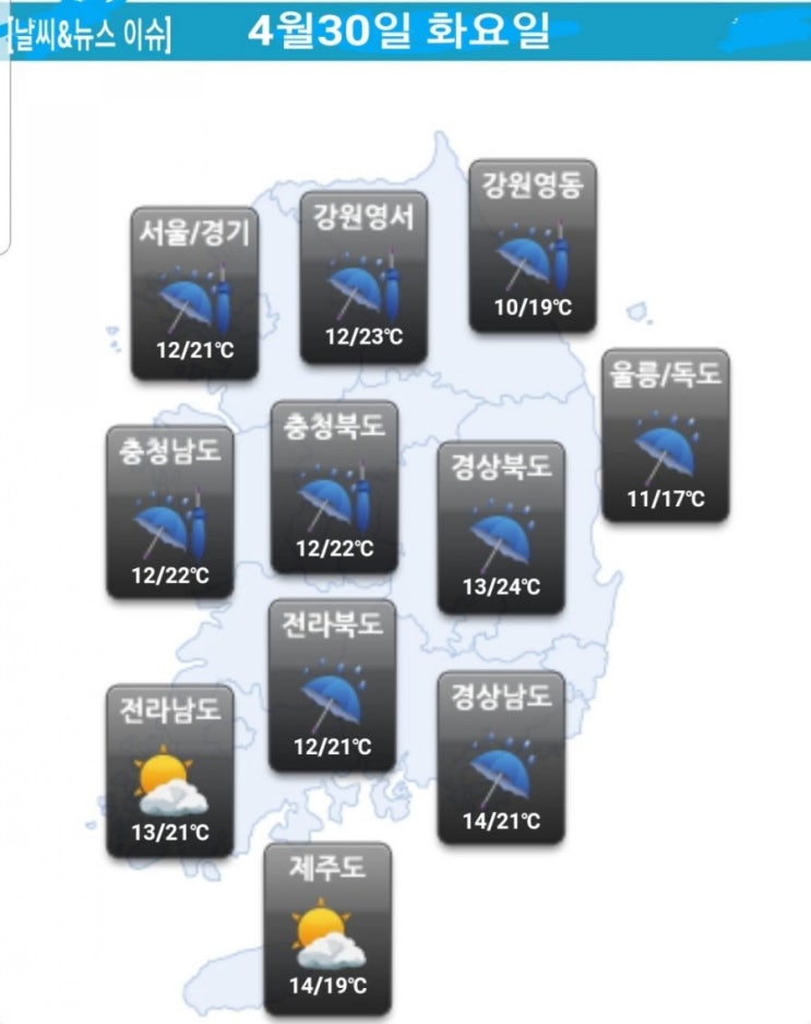 오늘의 주요 뉴스