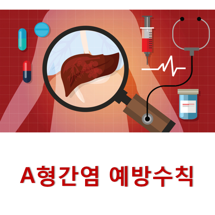  A형간염 예방수칙