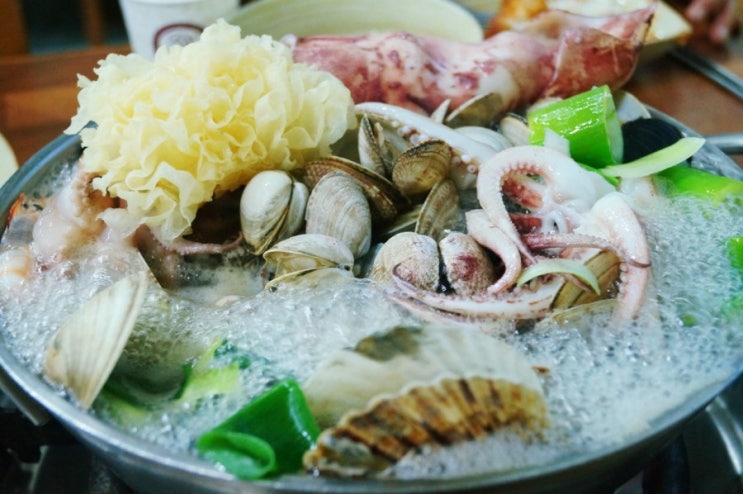  청주칼국수맛집 비파해물칼국수