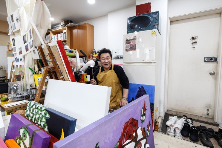  임하룡님의 작업실을 방문하다.