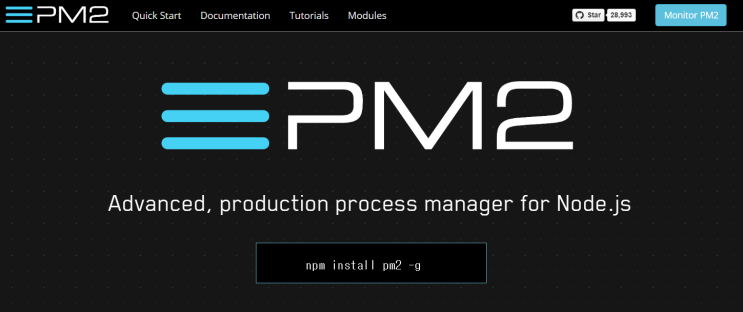 [Nodejs] 외부 패키지 pm2(process manager 2) 사용하기