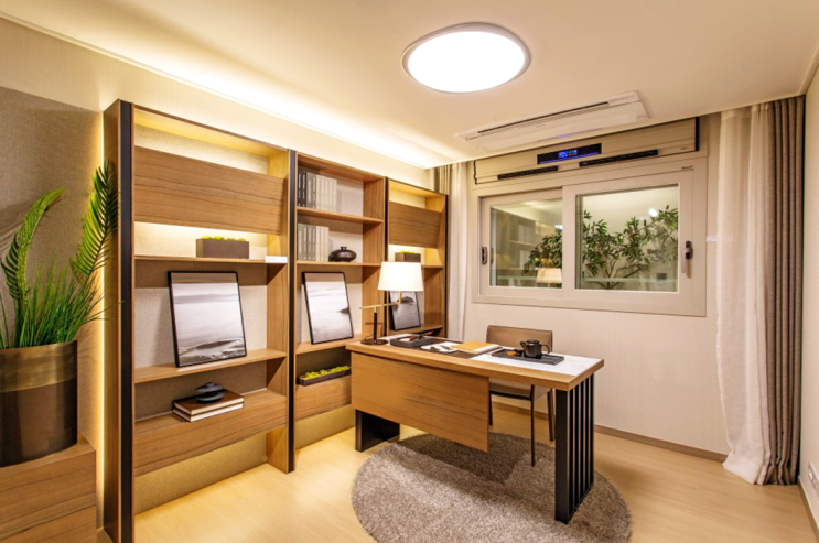  숨쉬는 자동 환기창 휴그린 발코니샷시 덕분에 미세먼지 걱정끝!
