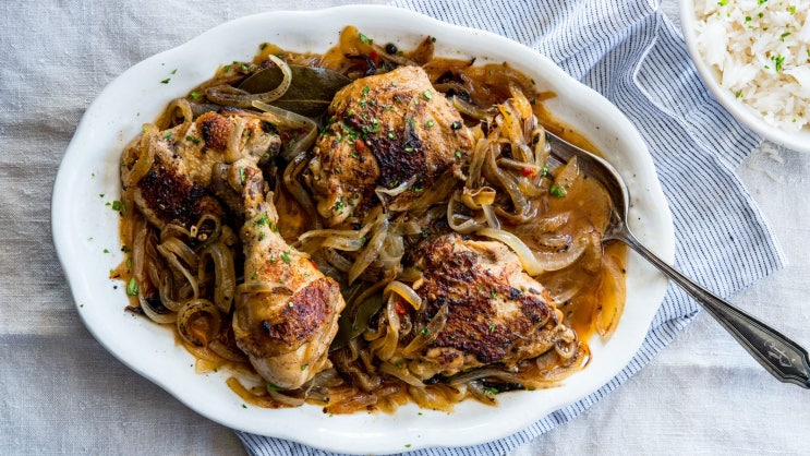  세네갈 현지식 / 야사뿔레 만들기 ( Yassa Poulet)