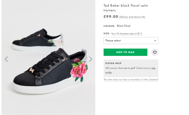 Ted baker blue satin houdini jacquard trainers cheap