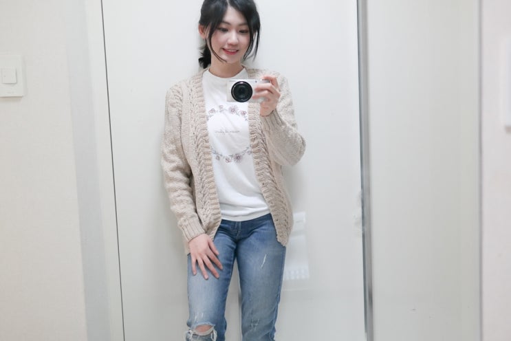  Herringweave 가디건 with 하이브리드캐시80 (Thanks to 나나c, 연일섬유)