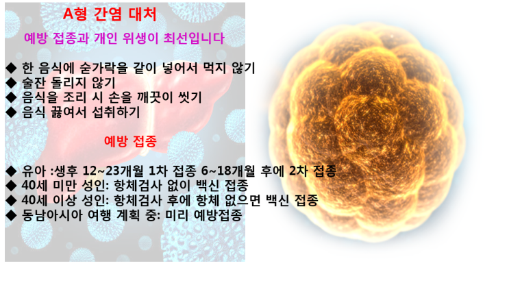  <부천재활병원>A형 간염 치료와 예방•예방 접종과 개인 위생이 최선입니다