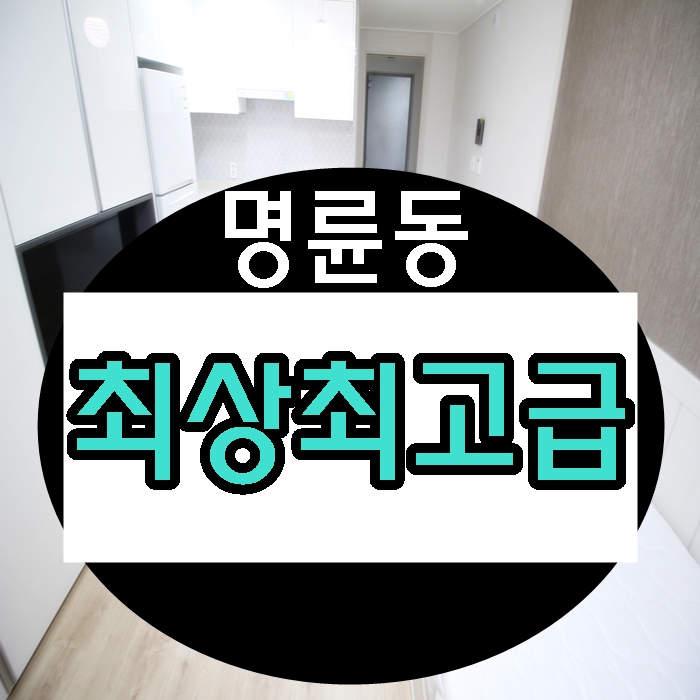  놀랍고 명성이 자자한곳 명륜역 원룸