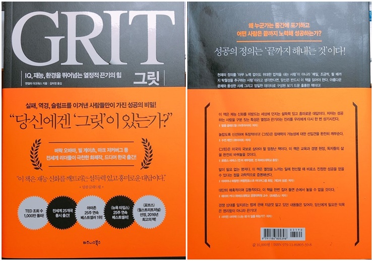  [그릿] 실패를 이겨낸 사람들만이 가진 성공 비밀