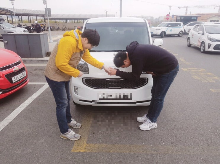  경기매매단지 김민준팀장 레이 프레스티지 출고 후기!