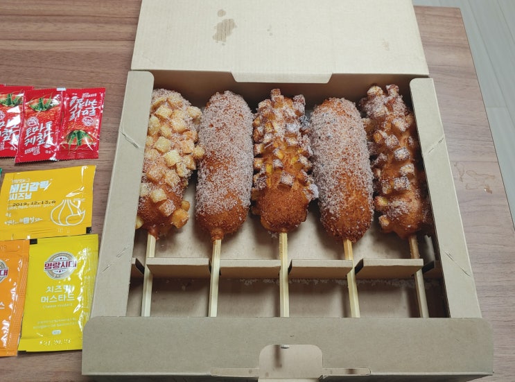  김포 배달 맛집 - 명랑 핫도그, 명랑시대 쌀 핫도그