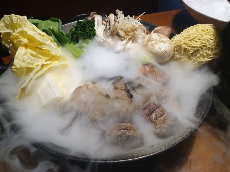  의정부 민락동 맛집 자연산 부채새우샤브샤브 사쿠라테이엔!