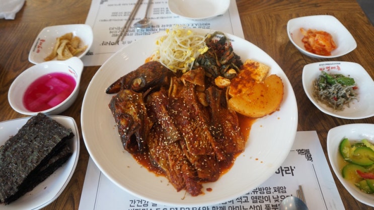  광주 코다리찜 추천 수완지구 명태촌! 점심메뉴도 다양해요~