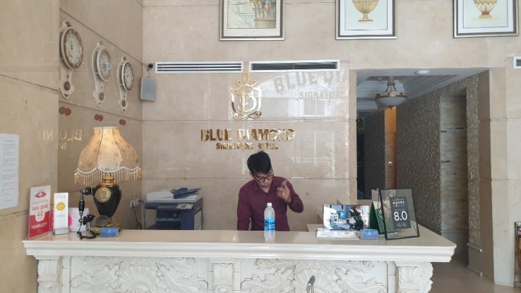  2019.04.24 ~04.30 베트남 호치민 아시아나항공(OZ735,OZ736) 후기, Blue diamond signature(블루 다이아몬드 시그니처 호텔) Hotel 후기