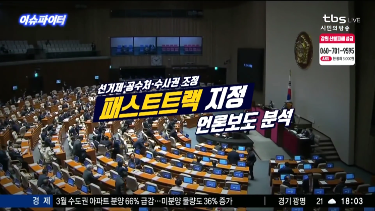  선거제, 공수처, 수사권 조정 패스트트랙 지정, 언론 보도와 SNS상 반응 빅데이터 분석