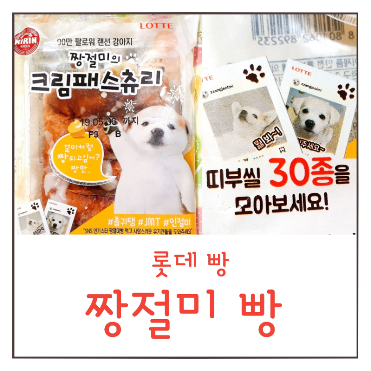  강아지 절미 빵 : 짱절미 빵 인스타 후기