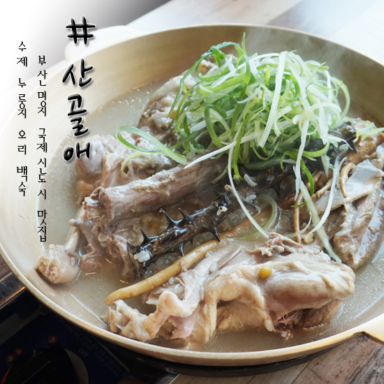  부산 명지 국제신도시 맛집 산골애 몸보신 하고왔음!!