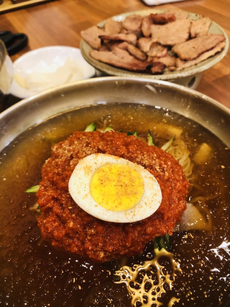  찾아가야 할 진해맛집) 이창민밀면~ 석쇠밀면 강추합니다