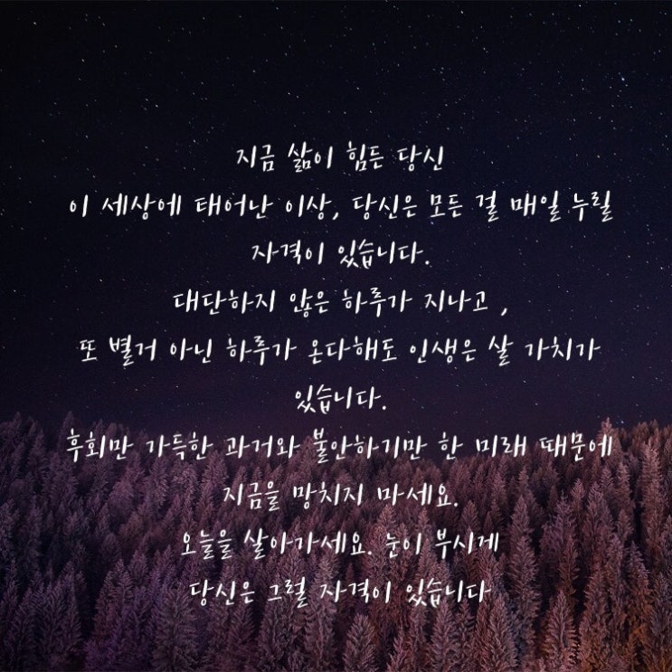  오늘을 살아가는 삶의 태도 김혜자선생님의 수상소감