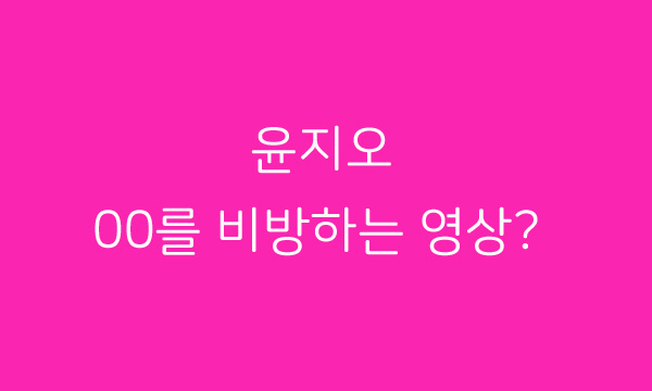  윤지오 거짓말과 인성? 윤지오 이모부가 찍은 동영상