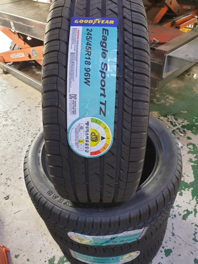 굿이어타이어 245/45R18 이글스포츠TZ K7타이어김해타이어플랜 : 네이버 블로그