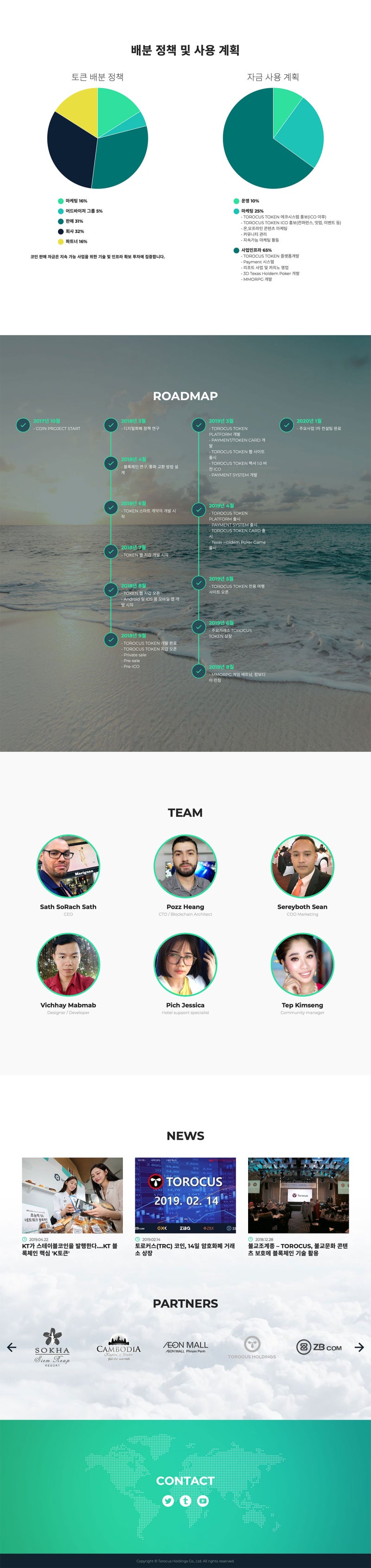 암호화폐(블록체인), 토로커스코인 ICO 홈페이지제작 : 네이버 블로그