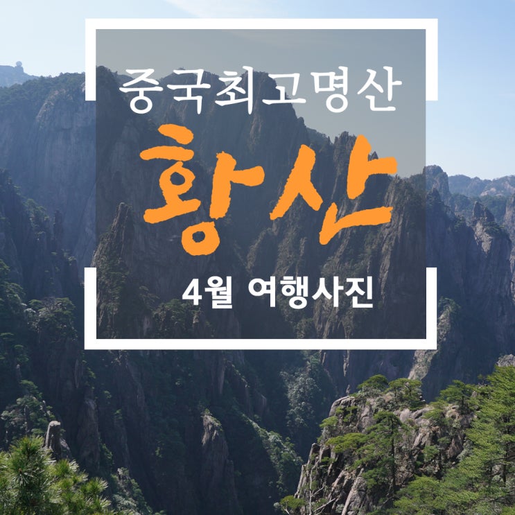  청주공항출발 4월 황산패키지 실사입니다!  4월, 5월,6월 황산, 황산날씨 청주여행사 하랑투어