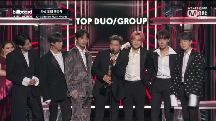  2019.05.02 방탄소년단 -  '2019 빌보드 뮤직 어워드’ 톱 듀오·그룹 / 톱소셜아티스트 부문 수상~ 2관왕