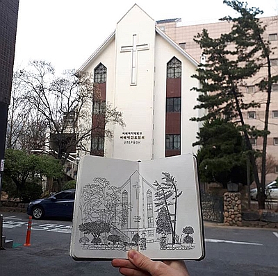  다락방 (이것이 우리학교 건물이었다니?)