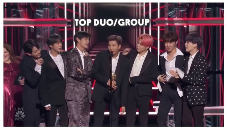 2019 빌보드 어워드(billboard awards) 재방송 봐야겠다! BTS 2관왕 상 받은 거 축하합니다~~