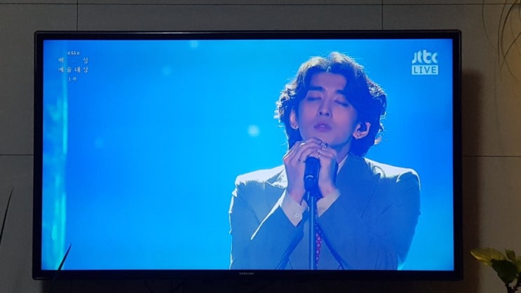  2019 백상예술대상에서..감동을 안겨준 잔나비 특별무대, 김민기곡 봉우리..글꽃씨캘리피오피