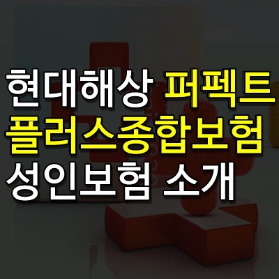 현대해상 퍼펙트플러스종합보험(Hi1904) 성인종합보험 소개