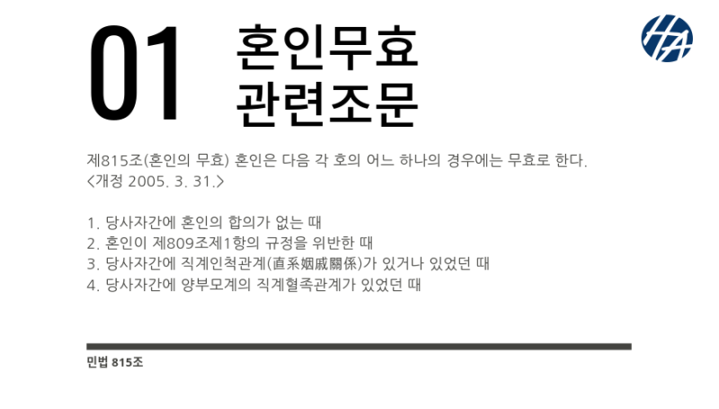 혼인 무효 소송이 가능한 경우를 알아봅시다! 1