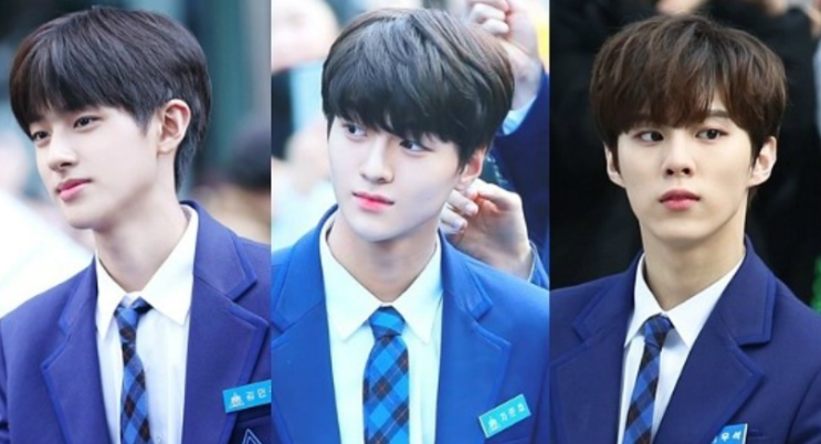  프로듀스x101 비주얼 김민규 김우석 차준호