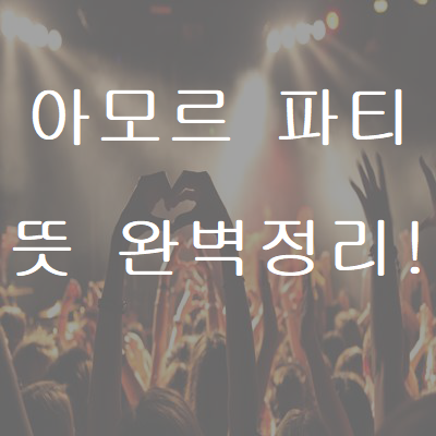  아모르파티 뜻 / party가 아닌 fati