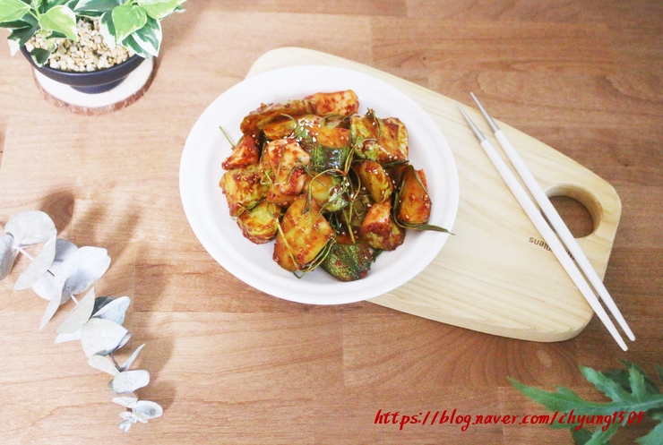  수미네 오이무침 만드는법! 초간단 맛있는 레시피~