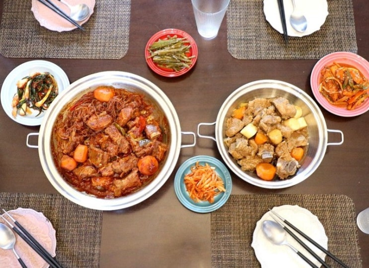  수미네반찬 매운돼지갈비찜 양념 김수미레시피 두 가지 맛을 한 번에 만들기