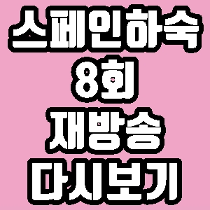 스페인하숙 대왕닭볶음탕 함박스테이크 김치볶음밥 8회 재방송 다시보기 방송시간 편성표