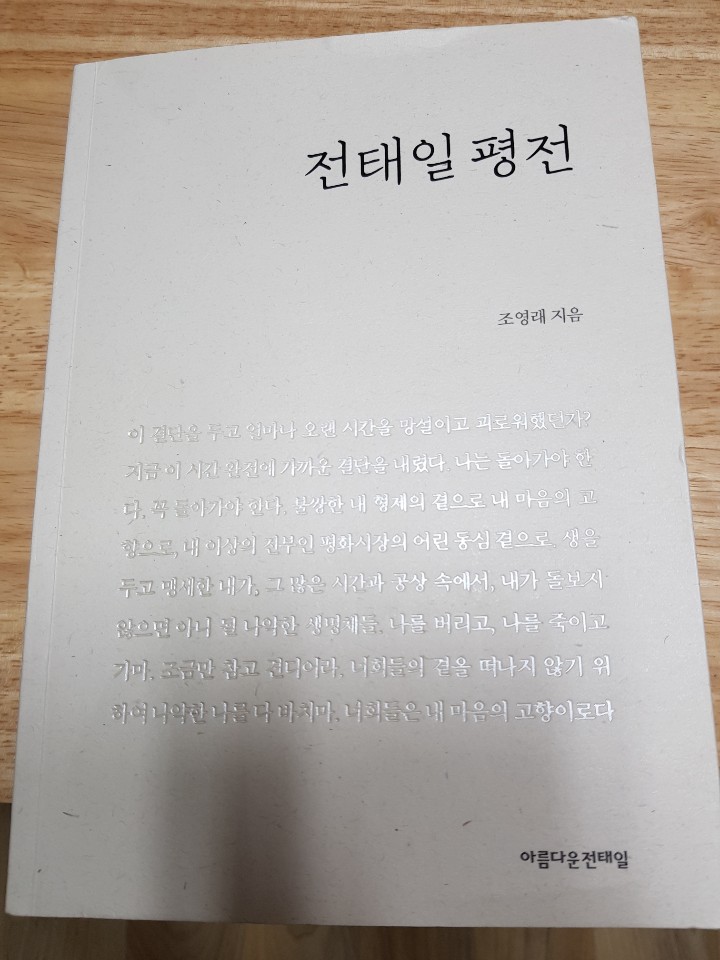  전태일 평전 - 조용래