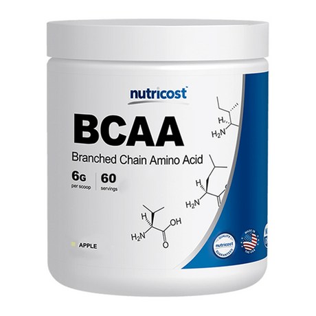 뉴트리코스트 BCAA 대용량 헬스보충제 파우더 그린애플향, 611g, 1개 싸게파는곳