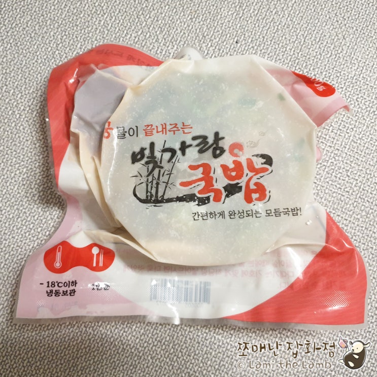 자취생 혼밥용 HMR 냉동 돼지국밥