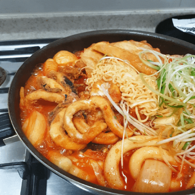  판교떡볶이맛집 청년다방 통큰오짱떡볶이 배달의민족으로 편하게!