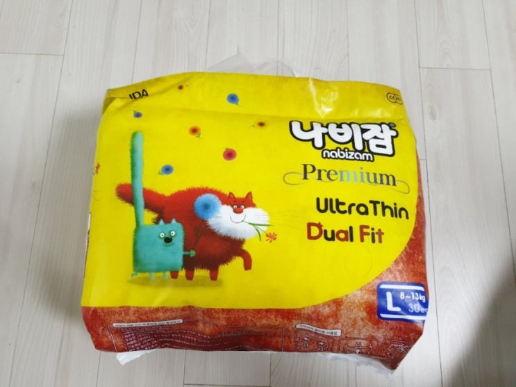  흡수력 좋은 여름기저귀:: 나비잠 팬티기저귀