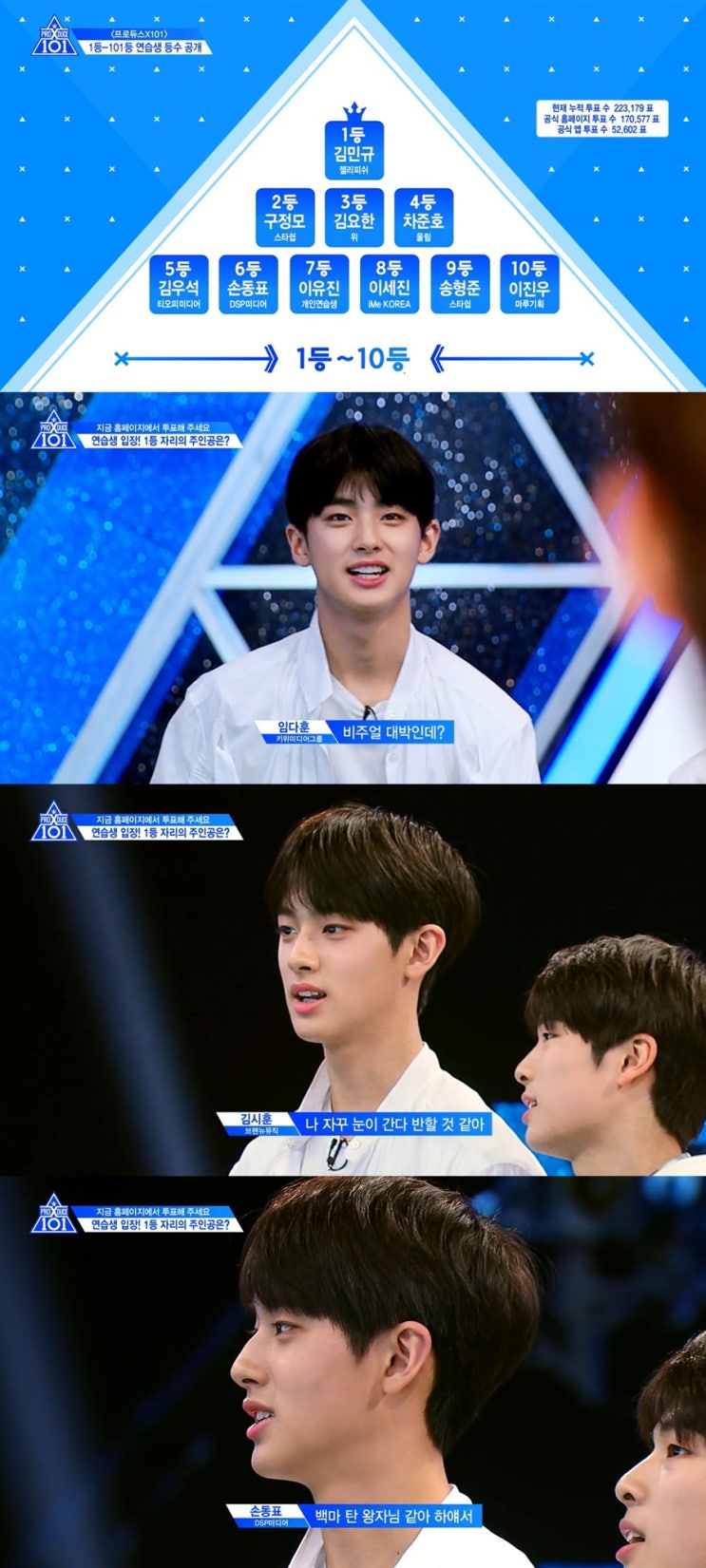  프로듀스X101 김민규 왕자님 비주얼