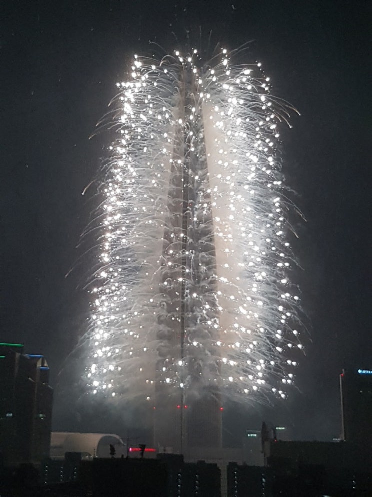  롯데월드타워 불꽃축제~