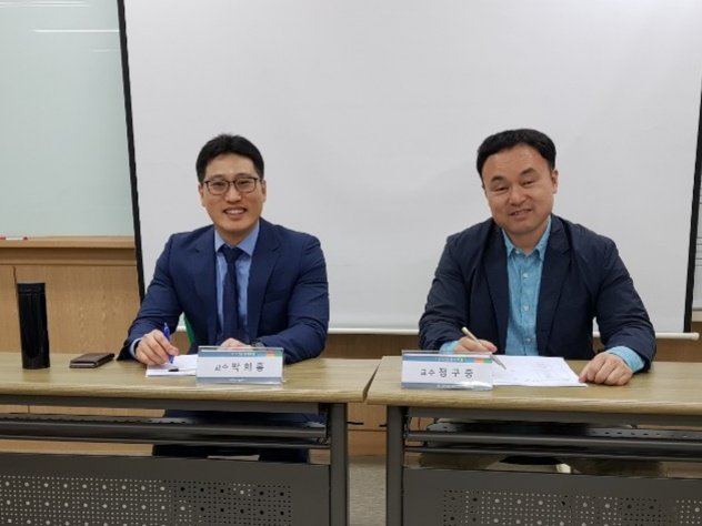  서울호서예전에서 박희홍교수, 설지환교수와 함께 신입생면접~~!!박희홍교수님 생활스포츠지도사 보충수업도 감사드립니다.