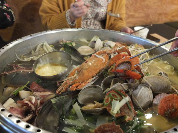  광주해물탕맛집, 전철우사거리술집, '착한해물' 해물전골!