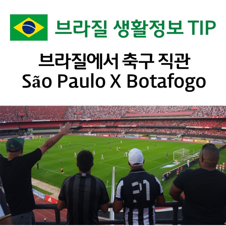 브라질에서 축구 직관 São Paulo X Botafogo