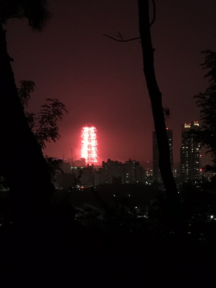  롯데월드타워 불꽃축제