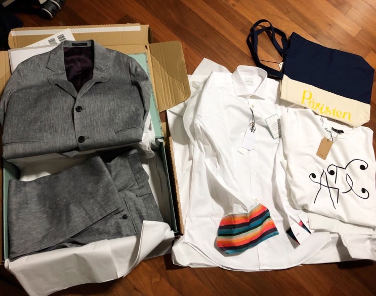  매치스패션 150만원 #하울#언박싱(아페쎄/메종키츠네/폴스미스/APC/Kitsune/Paulsmith)